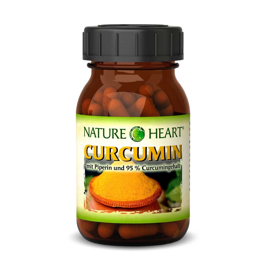 Nature Heart "Curcumin" - Биологически-активная добавка с 95% содержанием куркумина из экстракта куркумы, 60 капсул.