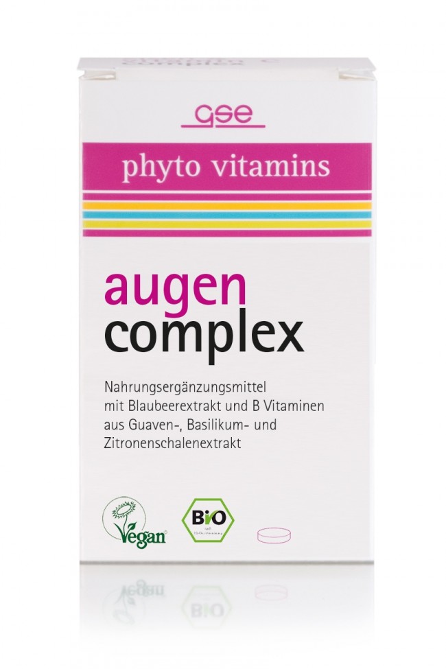 GSE Augen Complex (Bio) Био фито витаминно-минеральный комплекс для поддержания нормального зрения, 60 таблеток