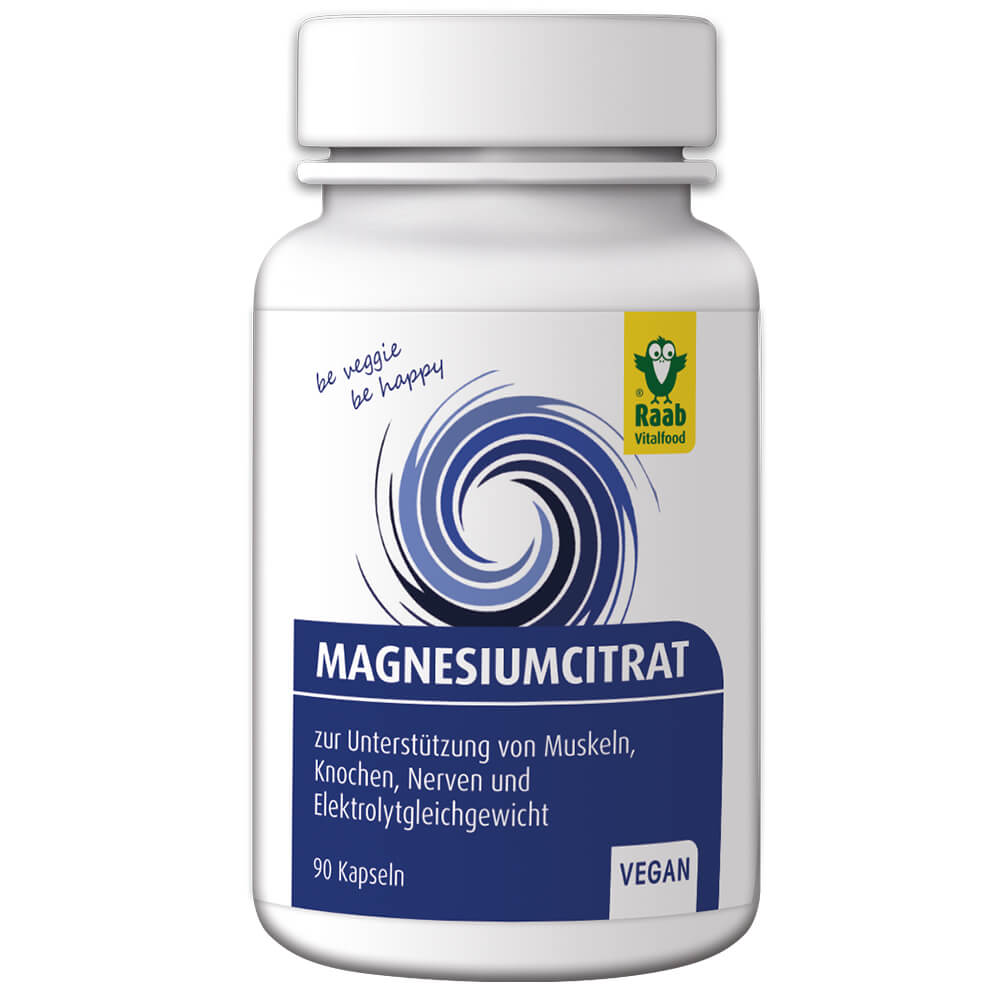 Raab "Magnesiumcitrat" - Цитрат магния, 90 капсул.