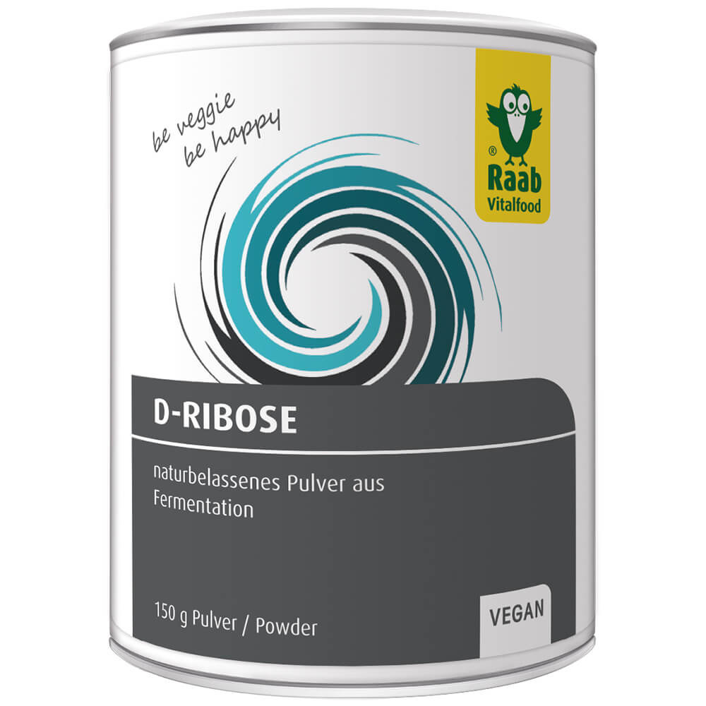 Raab "D-Ribose Pulver" - Биологически-активная добавка с D-Рибозой в порошке, 150 г.