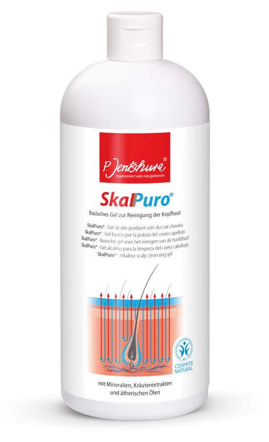 P.Jentschura SkalPuro® - Щелочной гель для глубокого очищения кожи головы, 1000 мл.