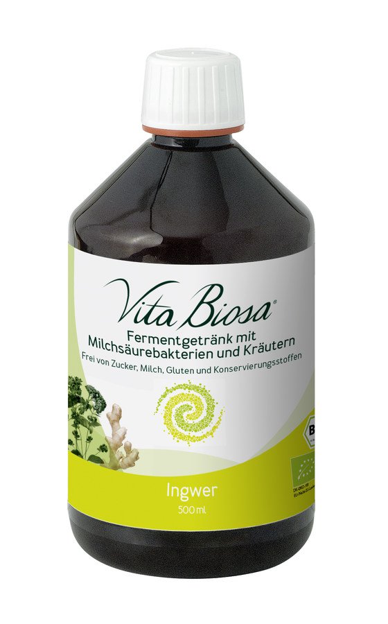 Vita Biosa Ферментный напиток со вкусом имбиря и19 трав, 500 мл