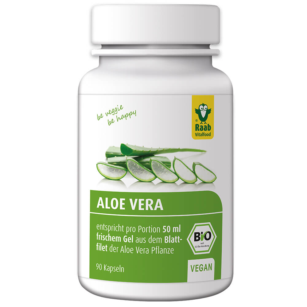 Raab "Bio Aloe Vera" - Биологически-активная добавка с порошком из Алоэ-вера, 60 капсул.