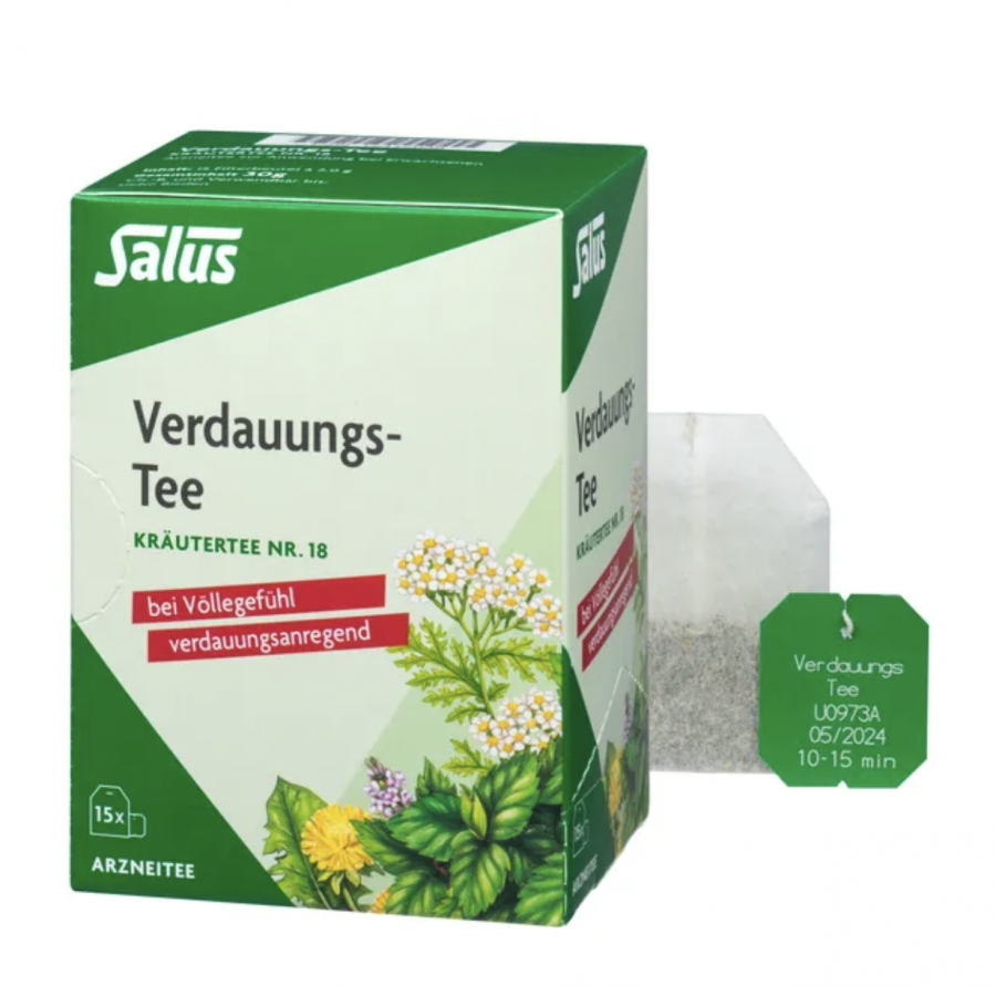 Salus VERDAUUNGS-TEE №18, Травяной чай для заваривания, 15 фильтр-пакетов
