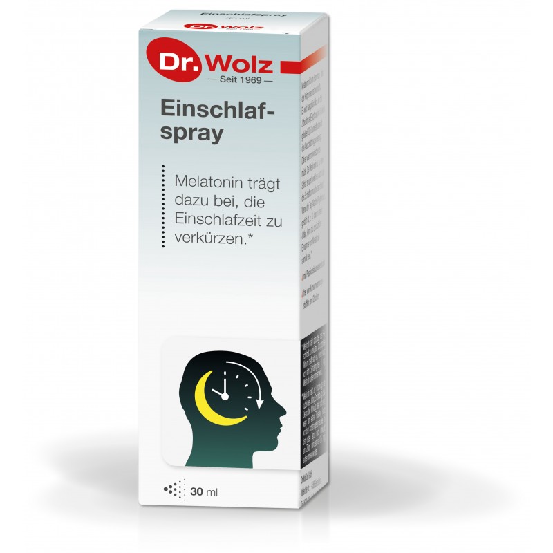 Dr.Wolz Einschlafspray Спрей для сна с экстрактом пассифлоры и мелатонином, 30 мл