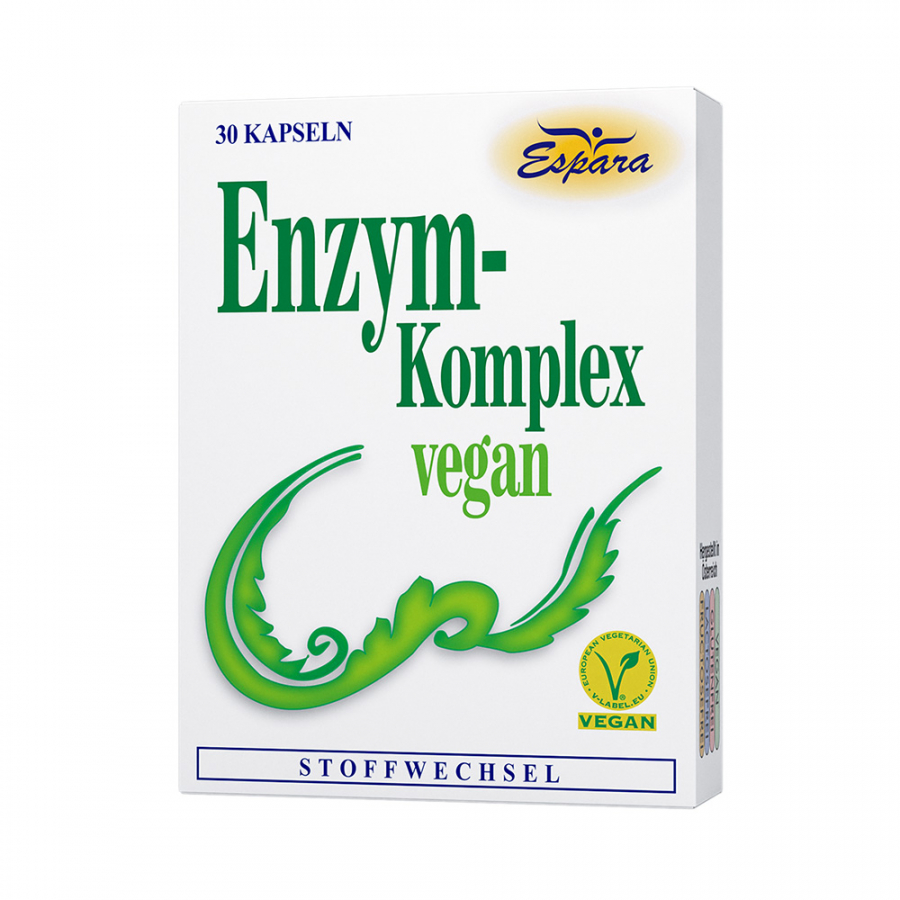 Espara Enzym-Komplex vegan Комплекс с широким спектром ферментов, 30 капсул 