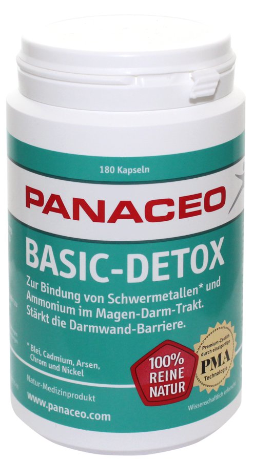 PANACEO Basic-Detox натуральный цеолит, 180 капсул