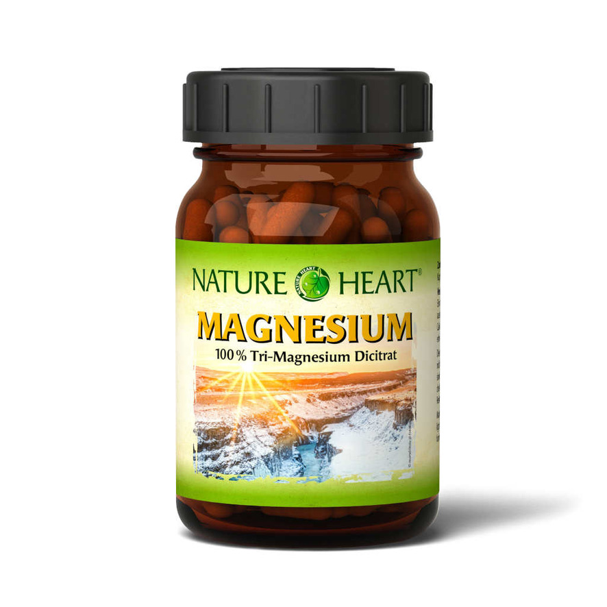 Nature Heart Три-магния дицитрат, 120 капсул