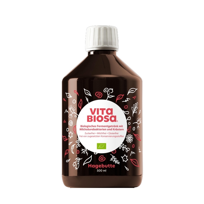 Vita Biosa Ферментный напиток со вкусом шиповника и 19 трав, 500 мл