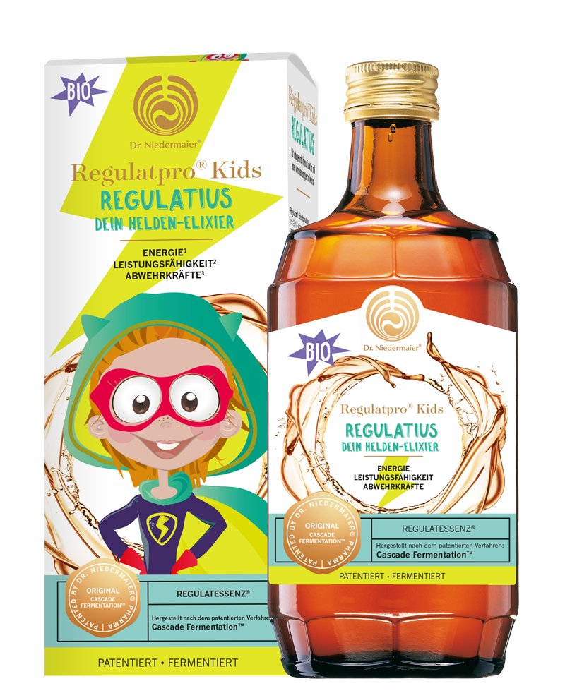 Dr. Niedermaier Regulatpro® Kids Regulatius - детский био-концентрат каскадной ферментации с витамином С, 350 мл.