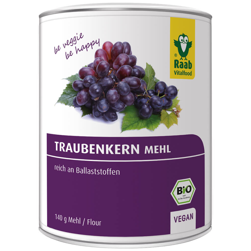 Raab "Bio Traubenkern Mehl"- Органическая мука из виноградных косточек, 140 г.