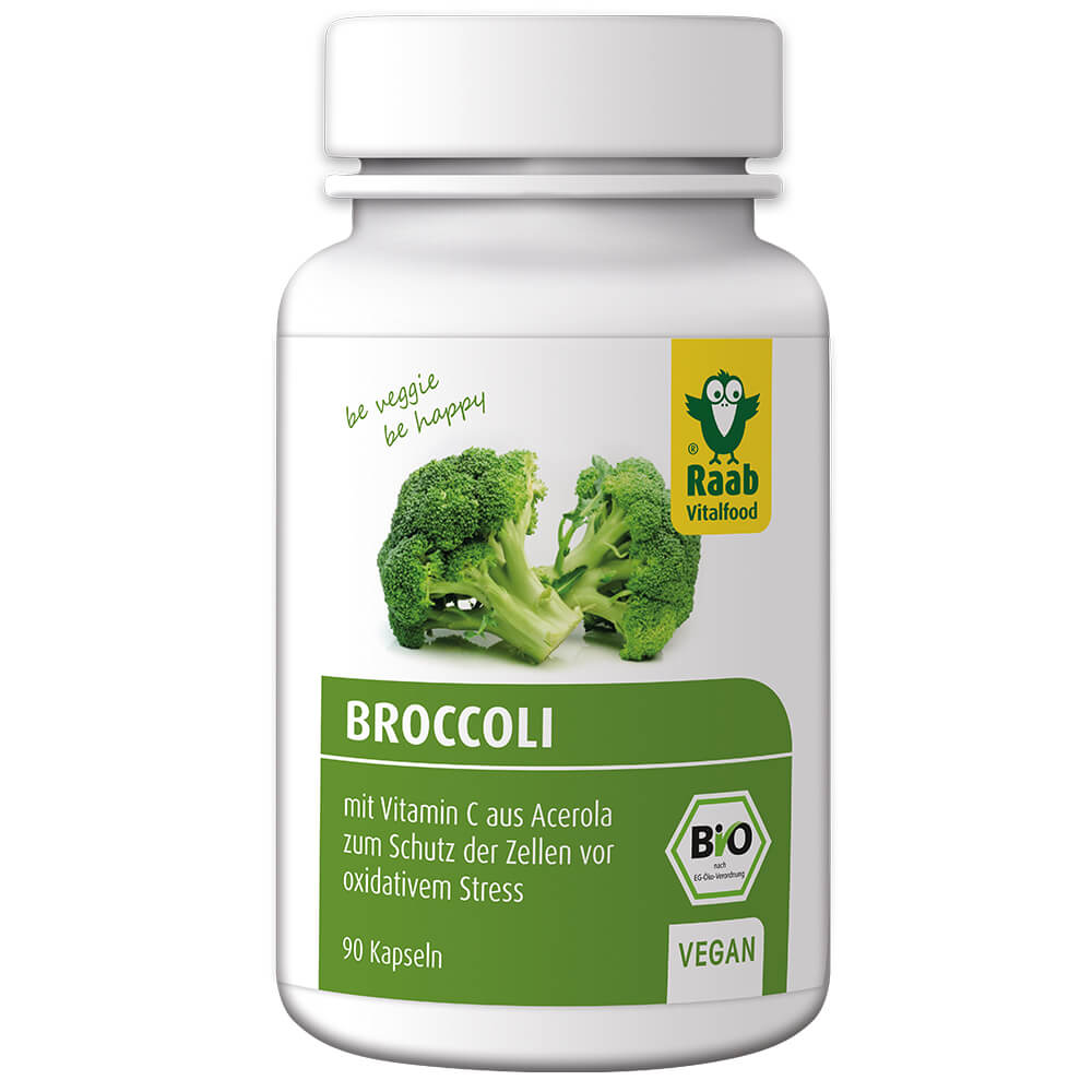 Raab "Bio Broccoli Kapseln" - Биологически-активная добавка с брокколи, 90 капсул.