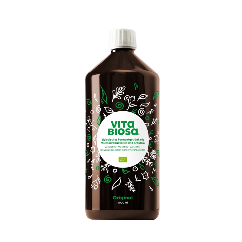 Vita Biosa Original Ферментный напиток со свежим вкусом 19 трав, 1000 мл