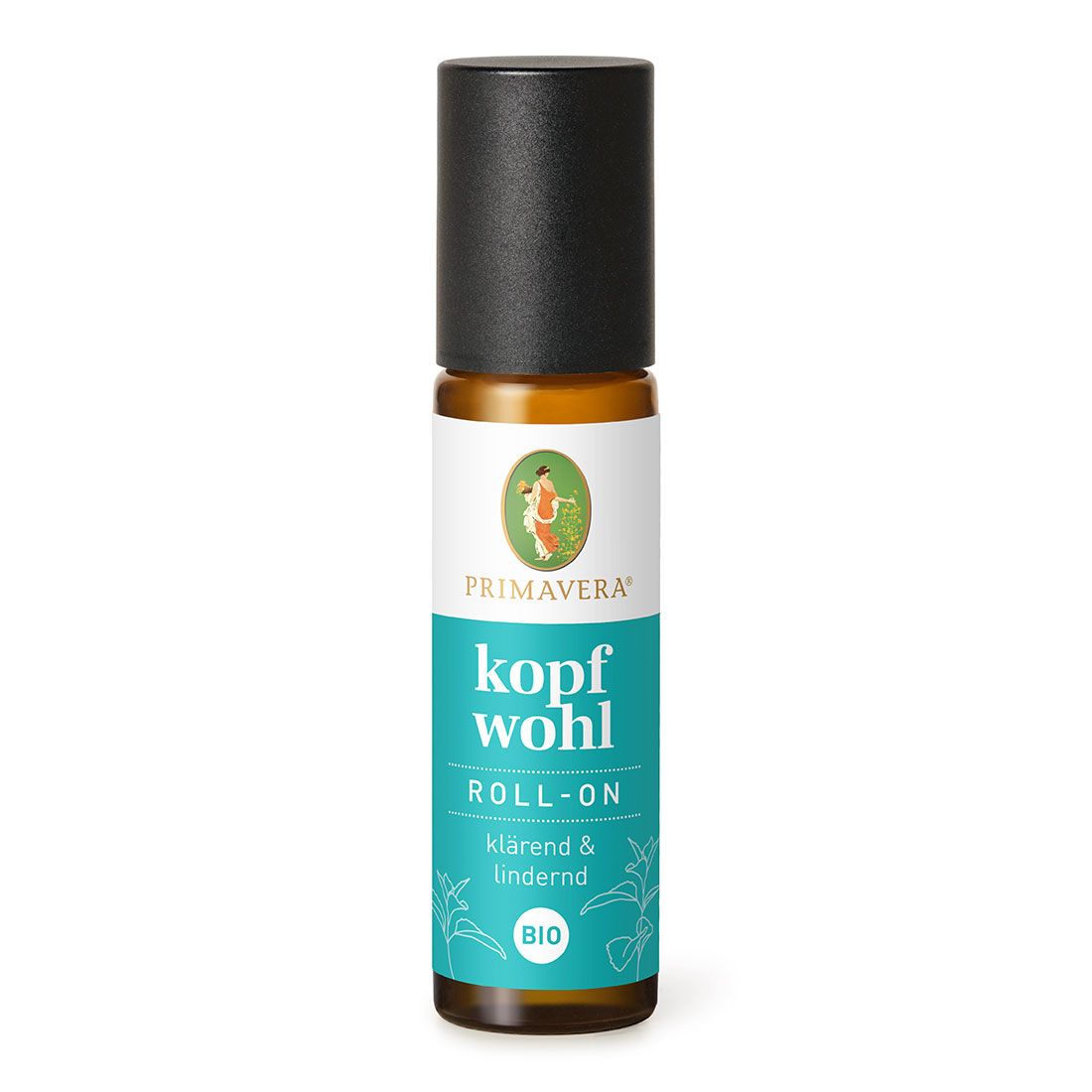 Primavera Kopfwohl Roll-On bio - Органическое ароматическое масло мяты при головных болях и мигрени, 10 мл.