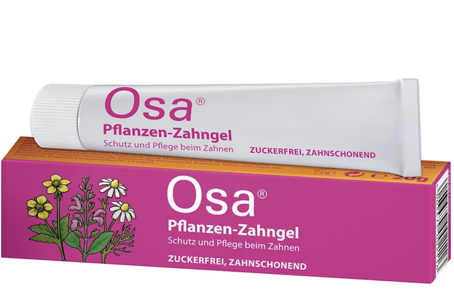 OSA Pflanzen-Zahngel Нежный растительный гель для десен ребенка, 20 г