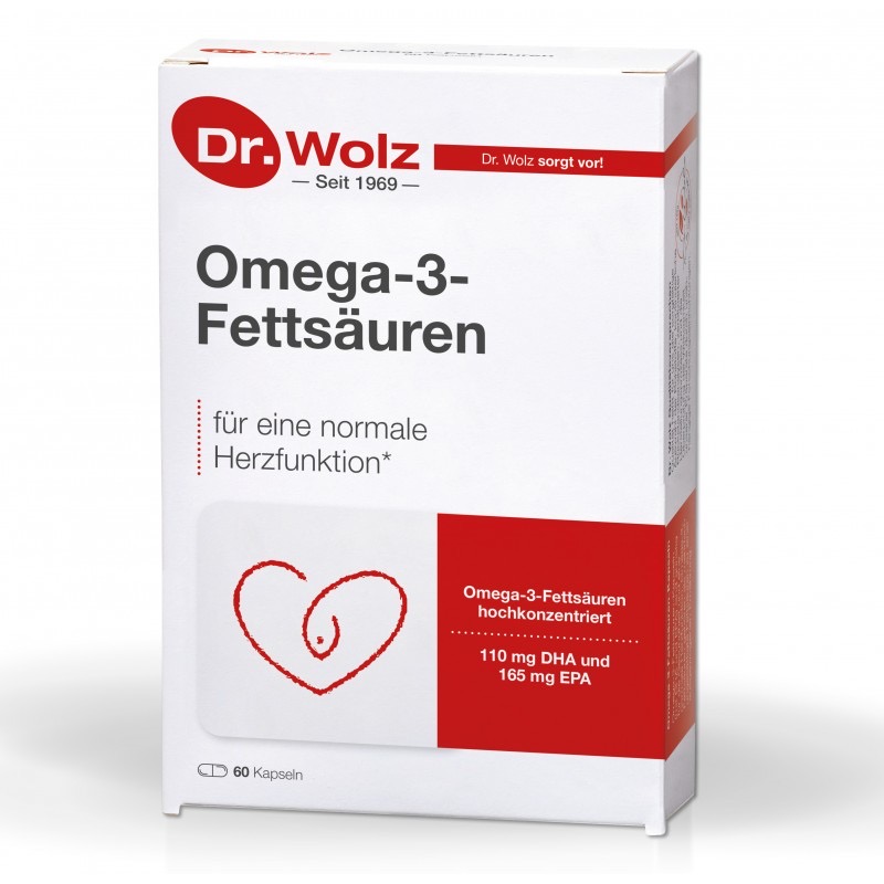 Dr.Wolz Омега-3 жирные кислоты из морских рыб, 60 капсул