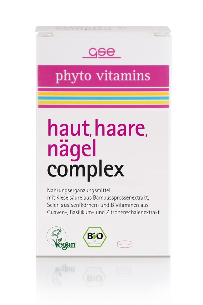 GSE Haut, Haare, Nägel Complex (Bio) Био фито витаминно-минеральный комплекс для поддержания здоровья и красоты кожи, волос и ногтей, 60 таблеток