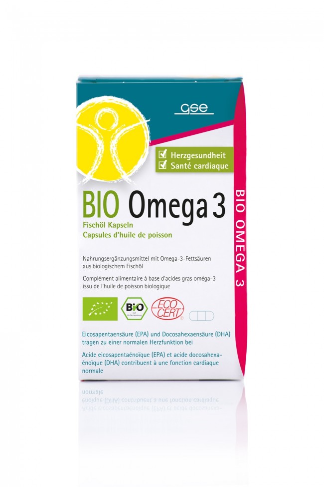 GSE Bio Omega 3 Fischöl Масло органической радужной форели богатой омега-3 жирными кислотами, 90 капсул
