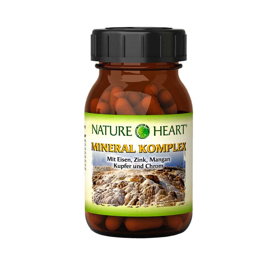 Nature Heart Mineral Komplex Комплекс с тщательно подобранными минералами и микроэлементами, 60 капсул