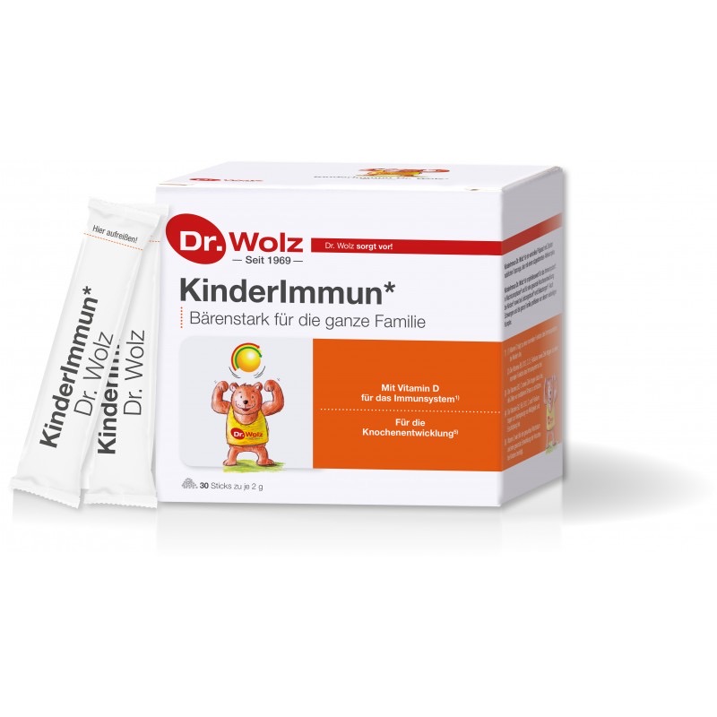 Dr.Wolz KinderImmun Витаминно-минеральный комплекс для детей от 2 лет, беременных и кормящих мам, 30 стик-пакетов
