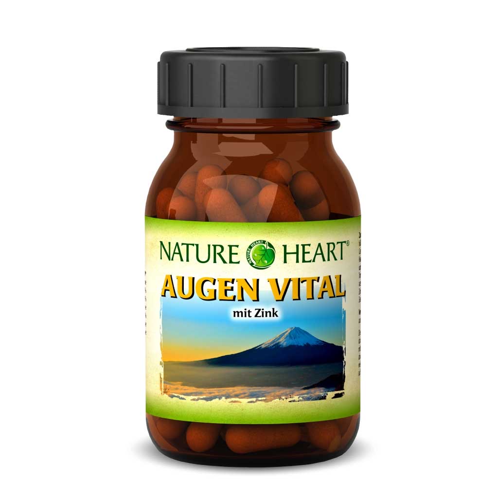 Nature Heart "Augen Vital" - биологически активная добавка с комплексом питательных веществ для здоровья глаз, 60 капсул.