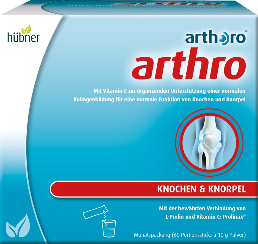 Hübner Arthoro ® Arthro Prolinax® Комплекс питательных веществ для здоровья хрящей и костей, 60 стик-пакетов