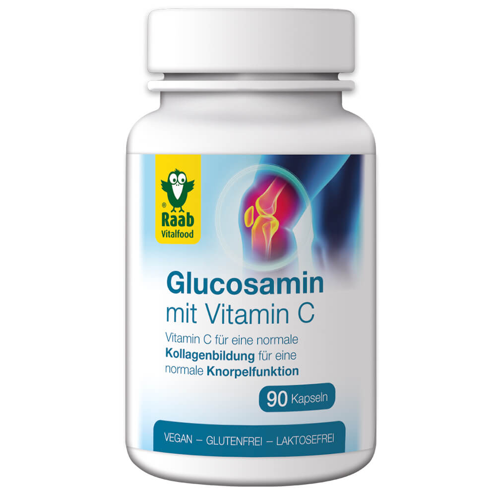 Raab Глюкозамин с витамином С из плодов ацеролы, 90 капсул