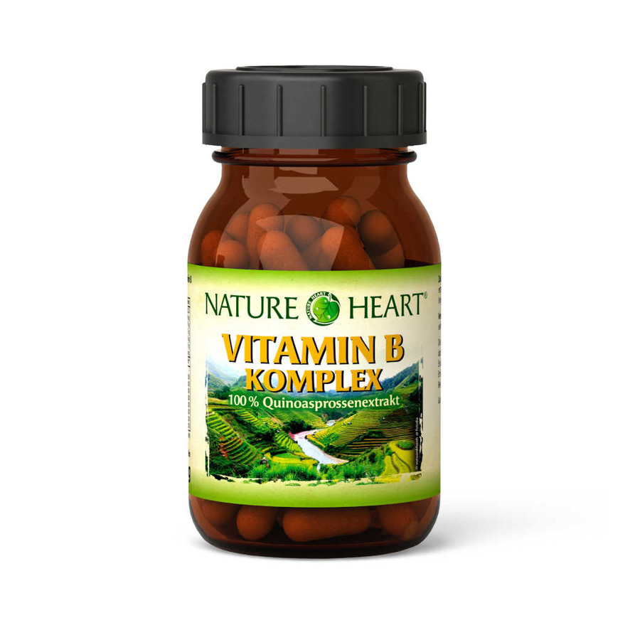 Nature Heart Комплекс витаминов группы В из экстракта ростков кииноа, 60 капсул