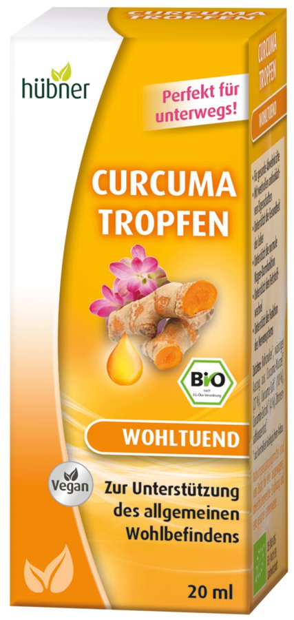 Hübner Curcuma Tropfen Био Куркума в каплях, 20 мл