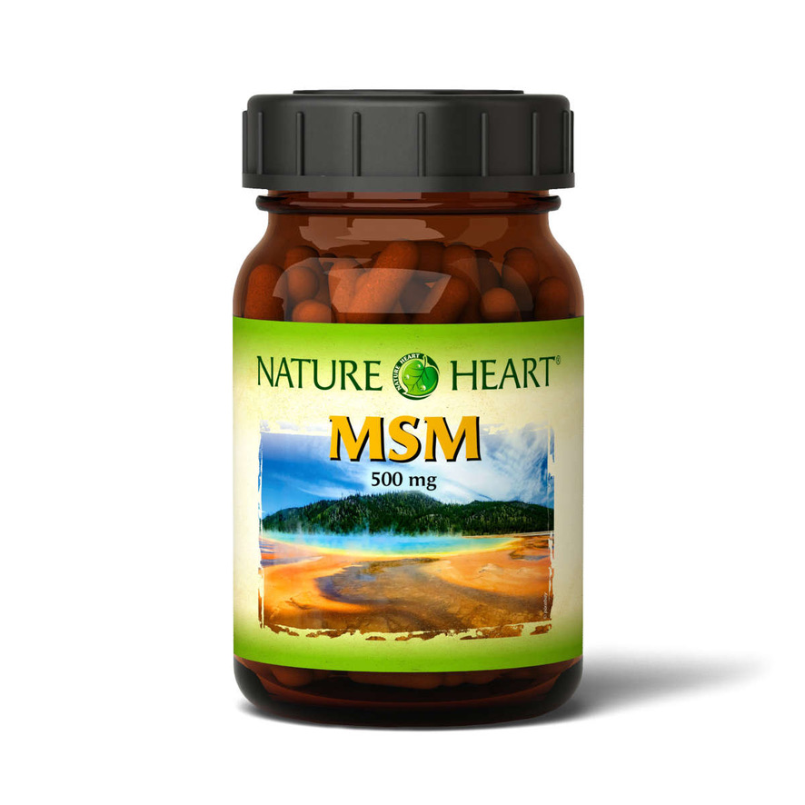 Nature Heart Органическая сера МСМ (метилсульфонилметан), 120 капсул