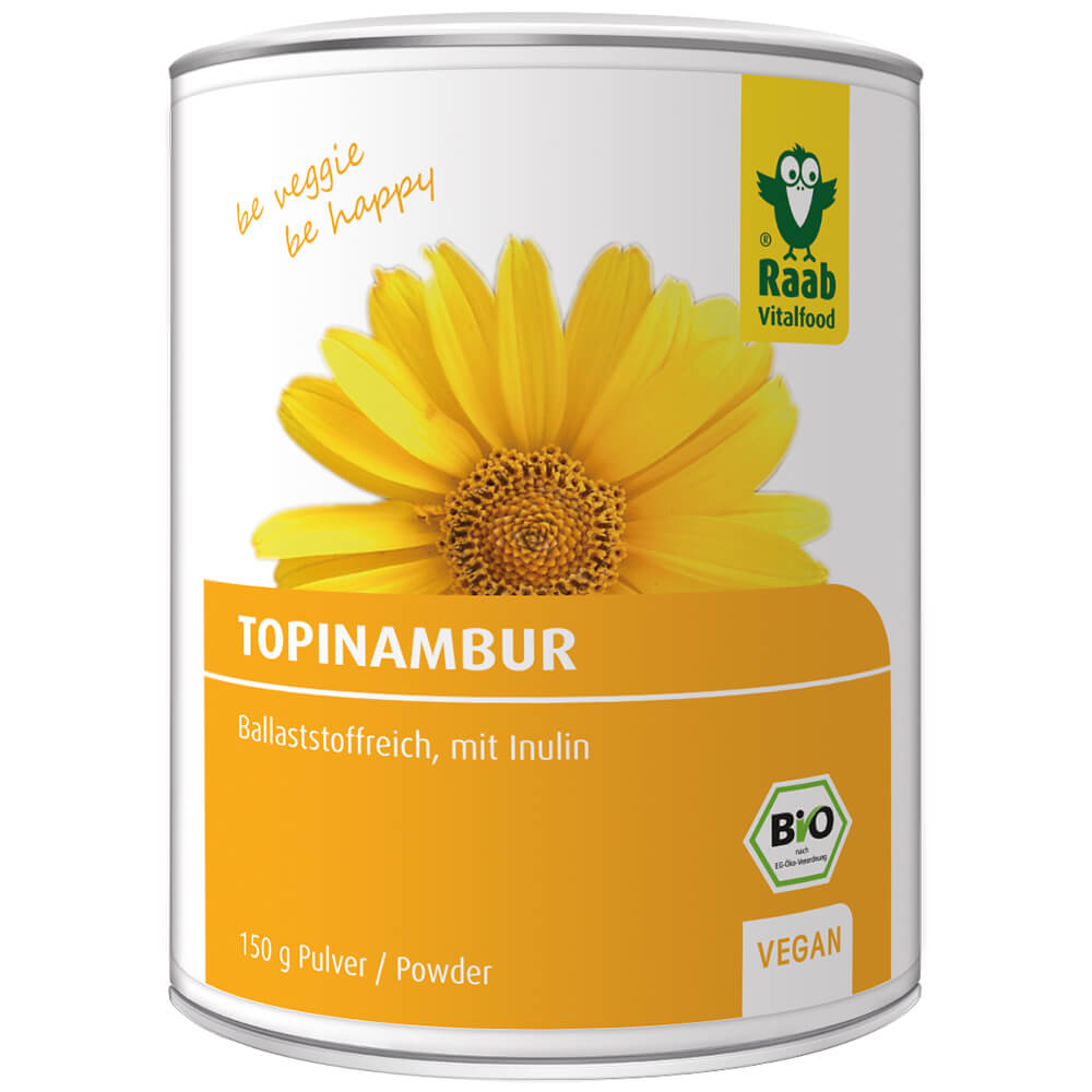 Raab "Bio Topinambur Pulver" - органический порошок топинамбура, 150 г.