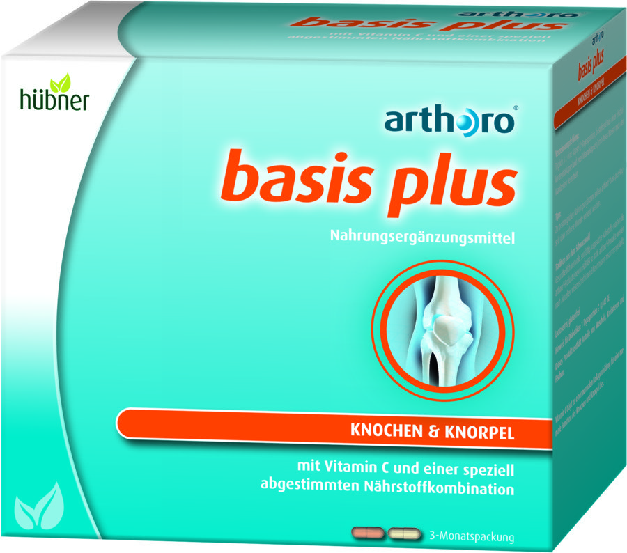 Hübner Arthoro® Basis Plus Комплекс питательных веществ для здоровья хрящей и костей, 270 капсул