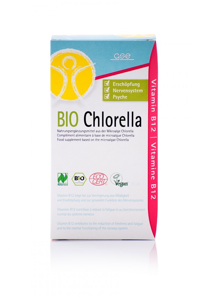 GSE Bio Chlorella Био микроводоросль Хлорелла Naturland, 550 таблеток