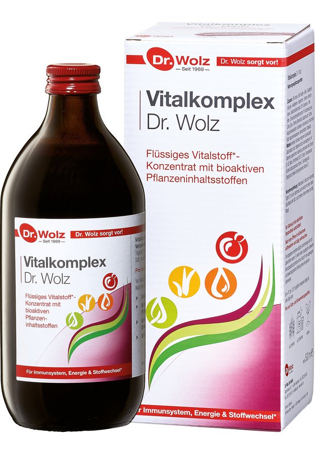 Dr.Wolz Vitalkomplex Витаминно-минеральный комплекс с вторичными растительными веществами, 500 мл