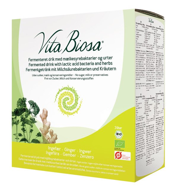 Vita Biosa Ферментный напиток со вкусом имбиря и 19 трав, 3000 мл
