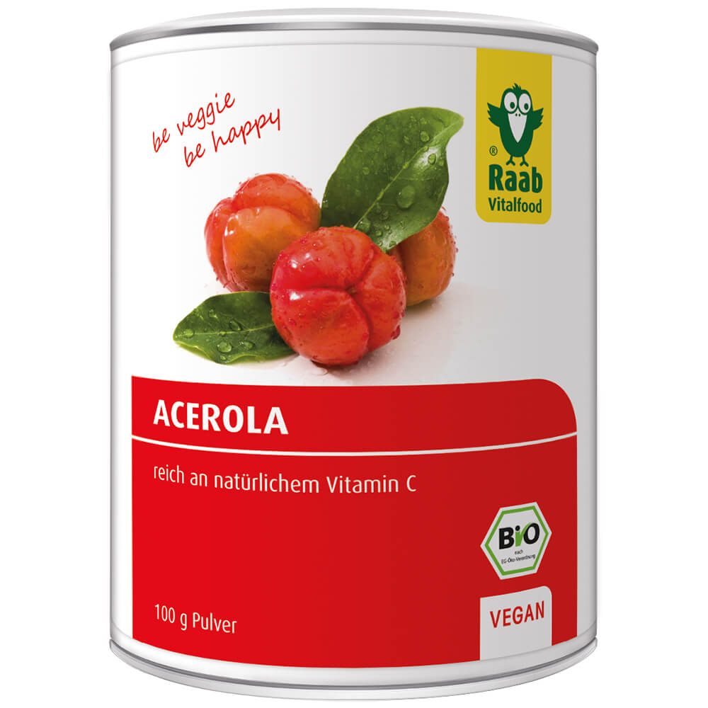 Raab "Bio Acerola Pulver" - Органический порошок из вишни Ацеролы, 100 г.