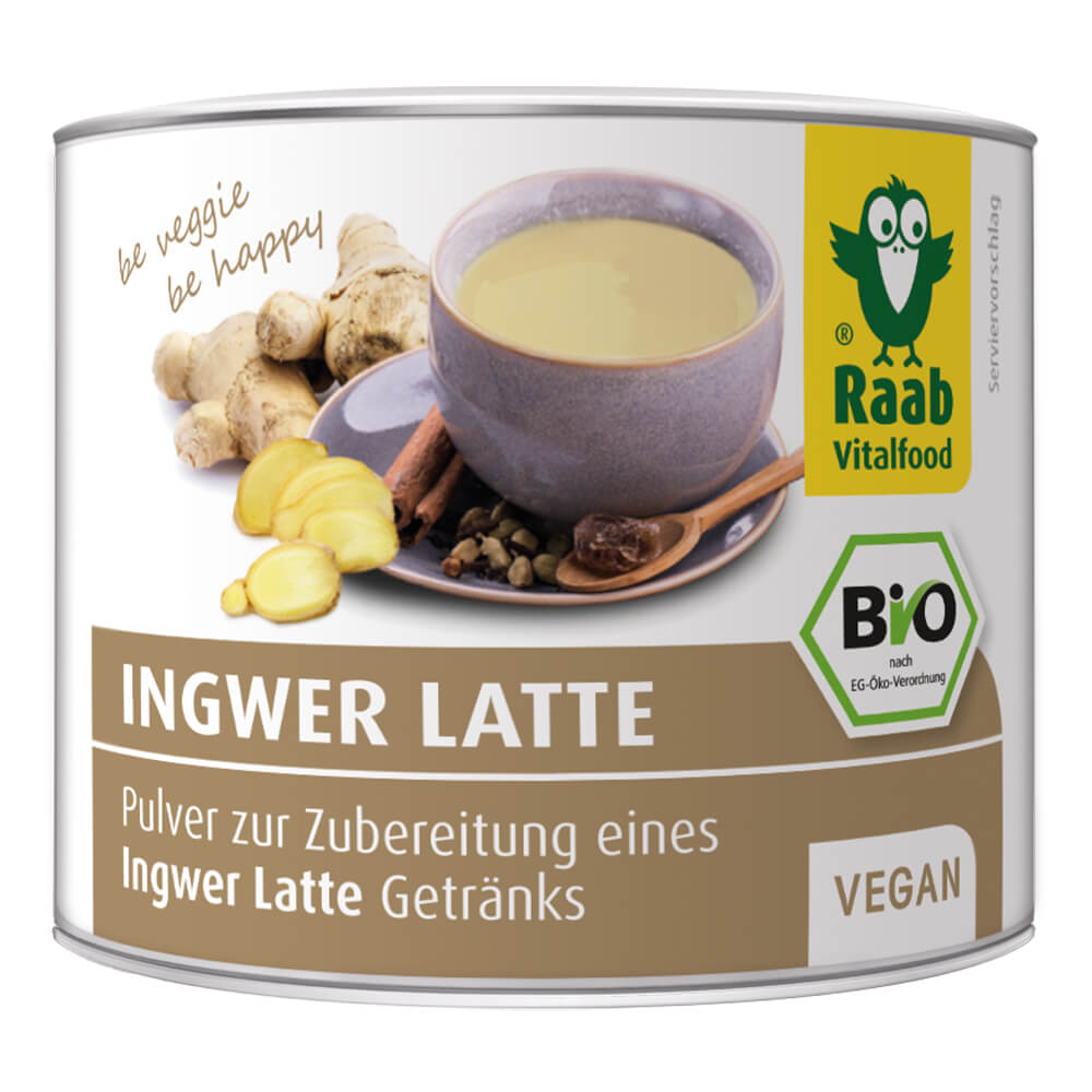 Raab "Bio Ingwer Latte Pulver" - Смесь для приготовления напитка "Имбирный латте", 70 г.