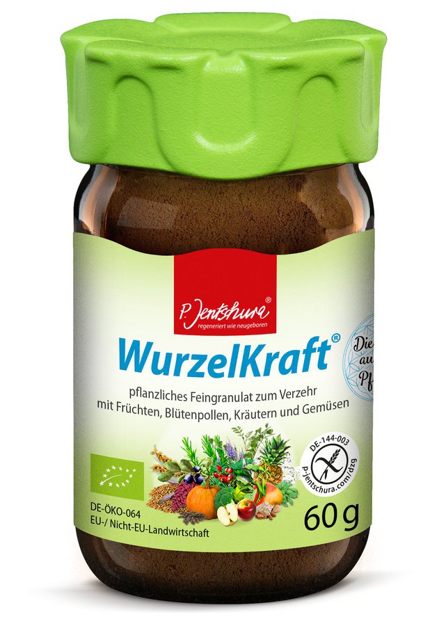 P.Jentschura® WurzelKraft® Био гранулы из 100 растений, 60 г