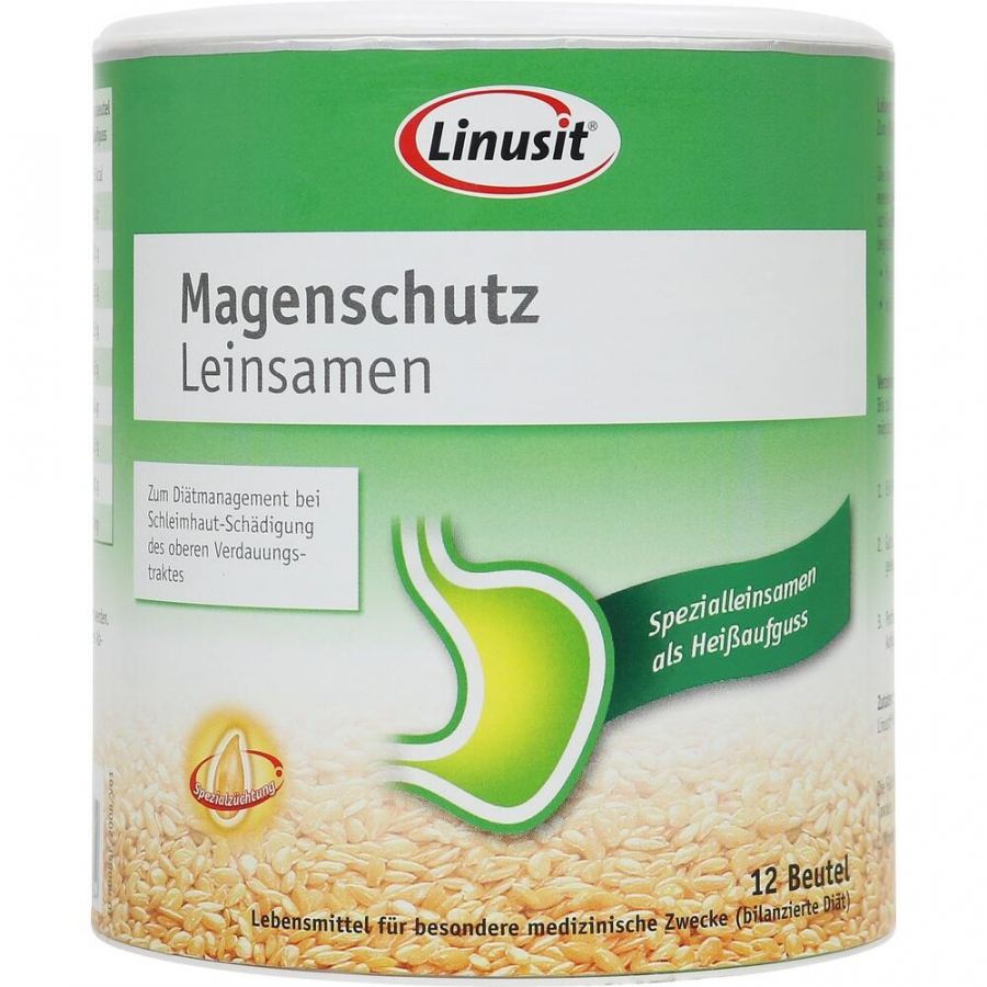 Linusit Magenschutz Leinsamen Семена льна для заваривания, 12 фильтр-пакетов