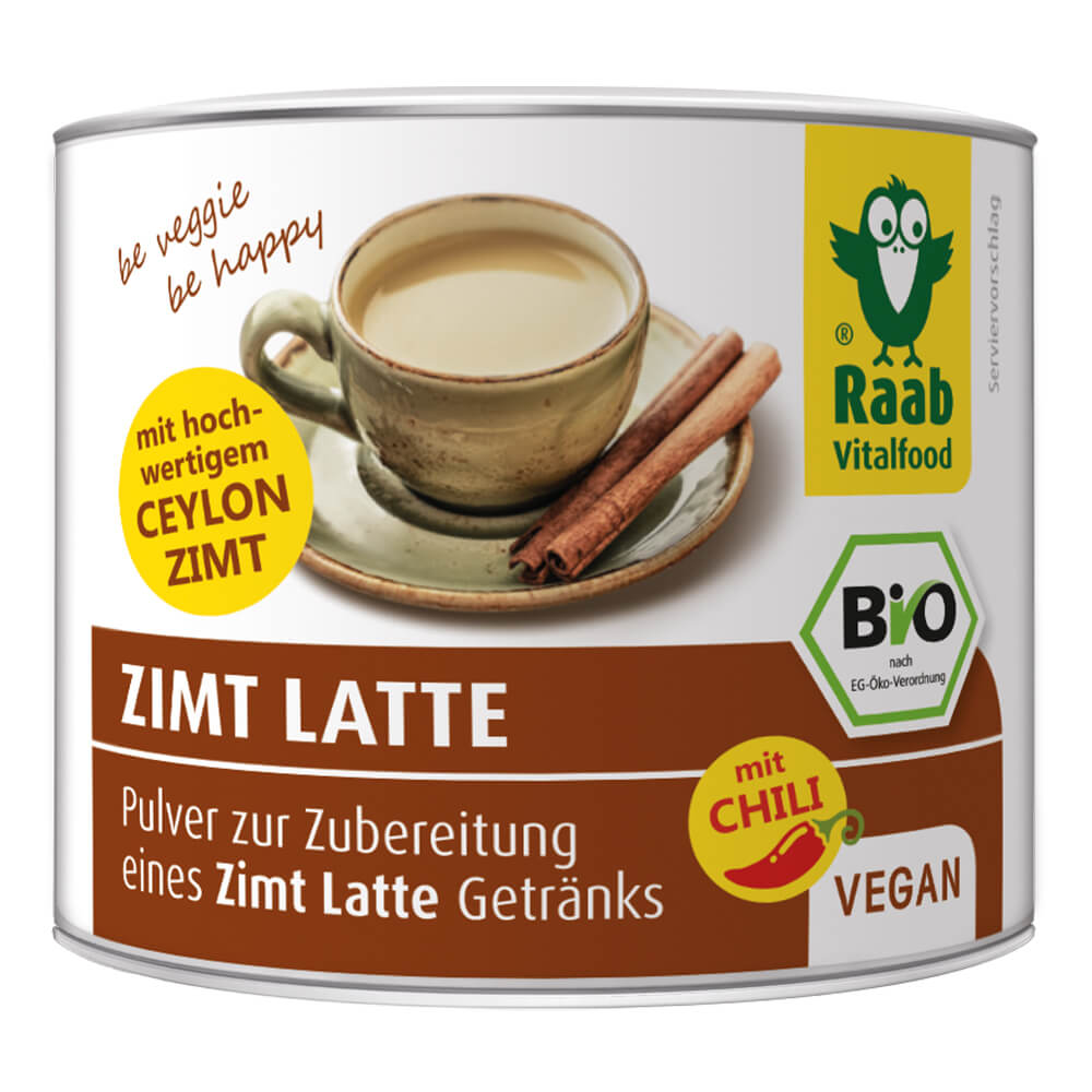 Raab "Bio Zimt Latte Pulver"- Органический напиток "Латте с корицей" в порошке, 70 г.