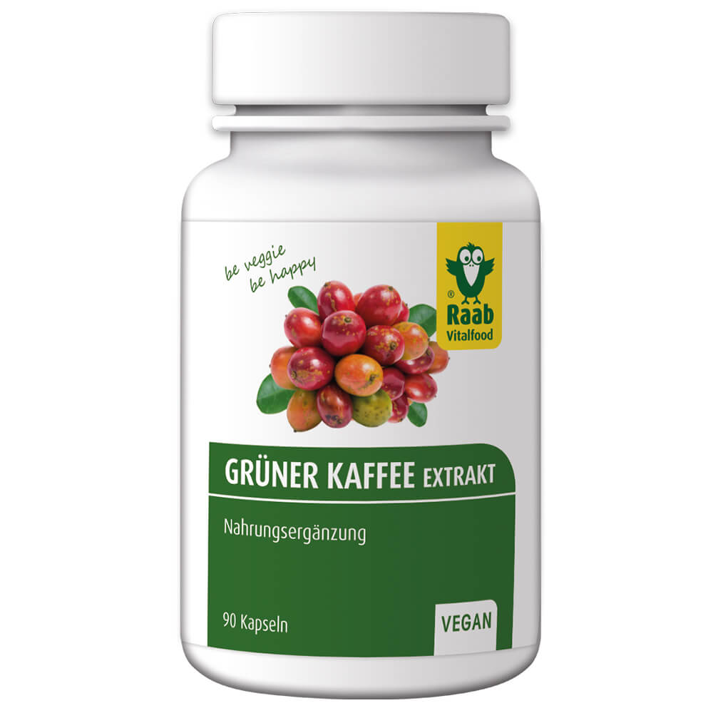 Raab "Grüner Kaffee Extrakt Kapseln"- Капсулы с экстрактом зеленого кофе, 90 шт.