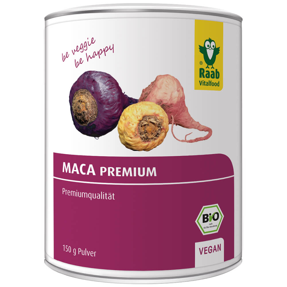 Raab Bio Maca Pulver - Органический порошок из корня растения Мака, 150 г.