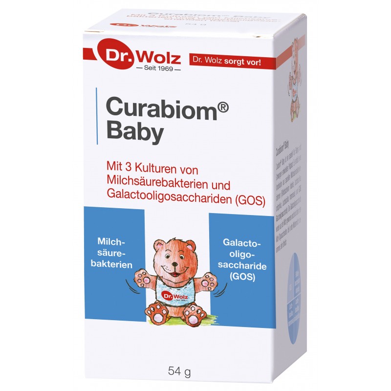 Dr.Wolz Curabiom® Baby Пробиотик для грудных детей и беременных женщин, 54 г